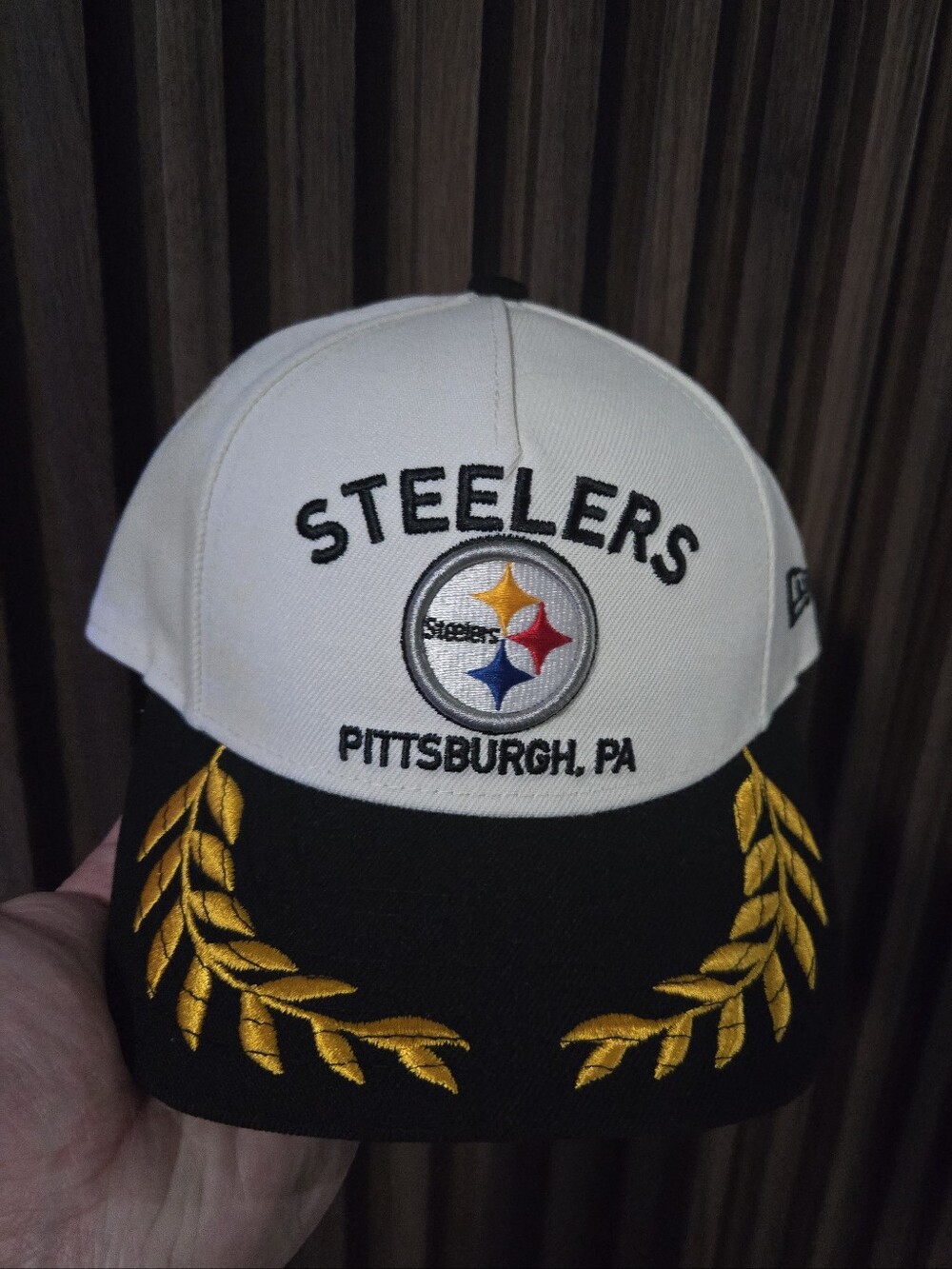 New Era Youth Pittsburgh Steelers 2025 NFL Draft A-Frame 9FIFTY Snapback Hat